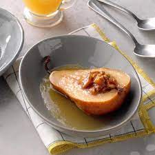 Butterscotch Pears Recipe Taste Of Home gambar png