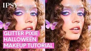 glitter pixie halloween makeup you