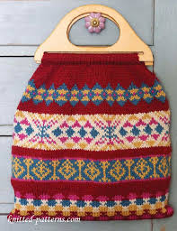 carpet bag knitting pattern free