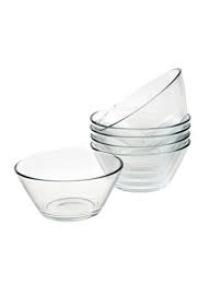 transporter 6 piece glass bowl set