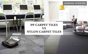 pp carpet tiles vs nylon carpet tiles