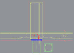 steel column and concrete slab