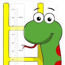 Snakes And Ladders Ruler Height Chart Wall Door Measuring Meters Cm Inch Sticker