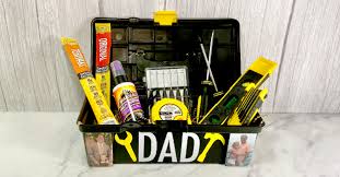customized toolbox gift basket for