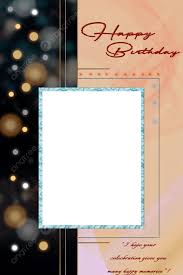 birthday wishes photo frames png