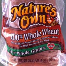 whole wheat bread and nutrition facts