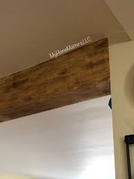 creating the appearance of wood beams