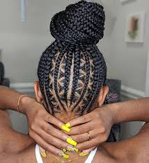 2020 popular 1 trends in hair extensions & wigs, novelty & special use, beauty & health, apparel accessories with synthetic braided hair bun and 1. Braided Bun Hairstyles For Black Hair Natural Hairstyles For Black Women Fashion Style Facebook