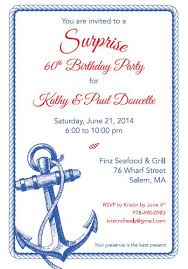 nautical surprise 60th birthday party