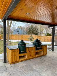 green egg outdoor kitchen for large and