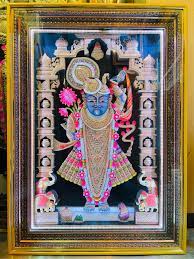 wooden frame shrinathji painting