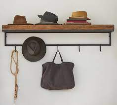 malcolm entryway wall shelf with hooks