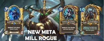 The meta there has been mostly greedy control decks like big priest and reno warlock and combo. Kft New Epic Mill Rogue Metabreaker Hearthstone Decks