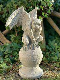 stone gargoyle statue dragon sculpture