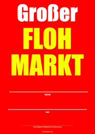 Am ende erhalten sie es in den formaten word und pdf. Plakat Grosser Flohmarkt Pdf Vorlage Zum Ausdrucken