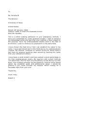 letter of intent for cal dental