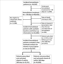 Flow Diagram Shows Inclusion Of Hemodialysis Patients For Analysis