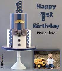 Cake Designs For Baby Boy 1st Birthday Birthday Messages gambar png