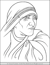 Whether you are a veteran teacher or in your first. Saint Teresa Of Calcutta Coloring Page Thecatholickid Com