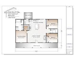 Pine Bluff House Plan 1400 Square Feet