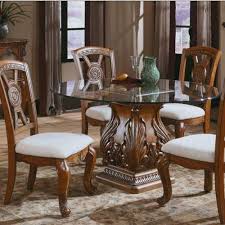 Round Glass Dining Table 4 Seater At