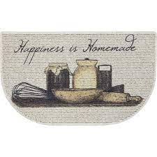 Average rating:(4.6)out of 5 stars81ratings, based on81reviews. Mainstays Natures Trend Happiness Is Homemade Printed Slice Kitchen Mat Multi Color 18 X 30 Walmart Com Walmart Com
