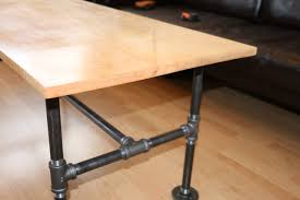 diy modern coffee table with black