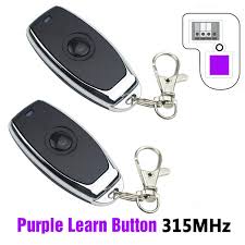 2x for chamberlain key chain remote