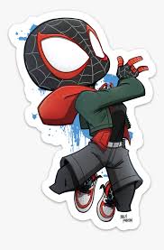 Download transparent spiderman logo png for free on pngkey.com. Sticker Spiderman Miles Morales Hd Png Download Kindpng
