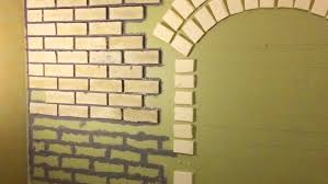 DIY: A brick wall made of foam