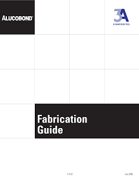 Alucobond Fabrication Manual