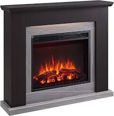 Electric Fireplace With Mantel Fire
