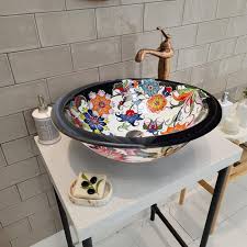Bathroom Sink Ceramic Round Washbasin