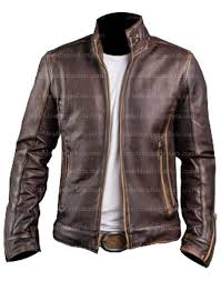 x men motorcycle leather jacket dark