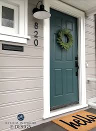 They give passersby small clues about who may live inside. 7 Best Teal And Navy Blue Front Door Colours Benjamin And Sherwin Kylie M Interiors