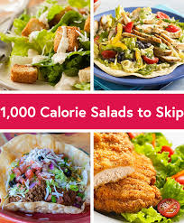9 shocking salads over 1 000 calories