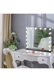rectangle led makeup vanity mirror