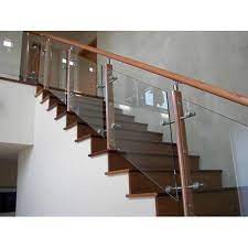 Wooden Glass Railing At Rs 500 Square