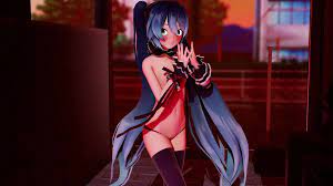 Miku Dared To Dance Naked In Public - By StrangerMMD