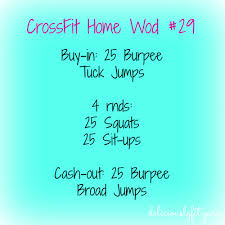 crossfit home wod 29 deliciously fit