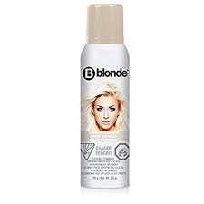 5 out of 5 stars with 5 ratings. Jerome Russell B Blonde Spray Temporary Highlights Hairspray Hair Color Dye Aerosol Spray W Sleek Steel Pin Tail Comb Haircolor Hairspray Platinum Blonde Walmart Com Walmart Com