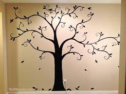 tree wall murals hand painted trees