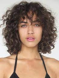 You love the thick hair, medium curly hairstyles will best idea for you. Curly Lob Bangs Curly Hair Styles Curly Hair Styles Naturally Hair Styles