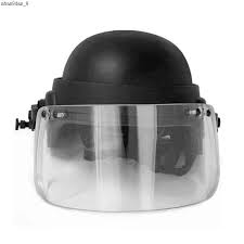 For Tactical Helmet NIJ IIIA Ballistic Face Shield Military Bulletproof  Visor 