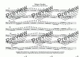 Baritone Scales Entire Range Major Scales Only All Ranges For Solo Instrument Baritone In Bb Treble Clef By Mark Feezell Ph D Sheet