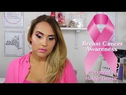 t cancer awareness inspired makeup
