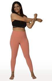 women s r yoga pants salmon pink