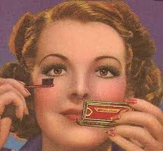 1930s cake mascara vine makeup