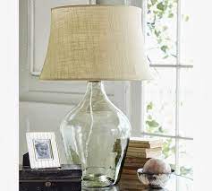 Pottery Barn Clift Glass Table Lamp