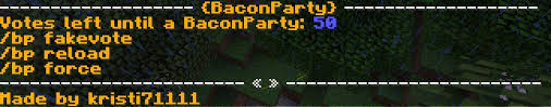 Nuvotifier is secure, and makes sure that all vote notificatio. Baconparty Give Rewards To All Online Players Or Execute A Command When The Server Gets A Certain Amount Of Votes Ore Sponge Forums